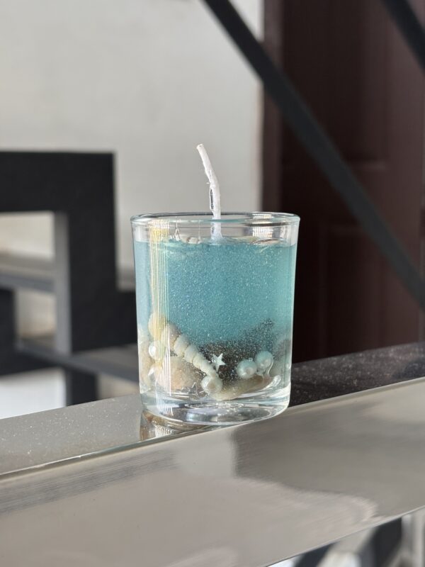 Ocean-Themed Candle