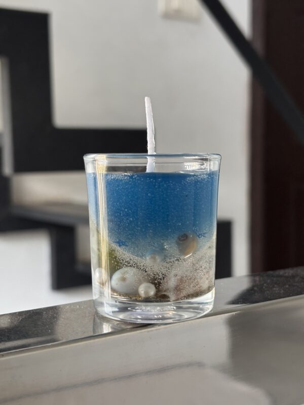 Ocean-Themed Candle