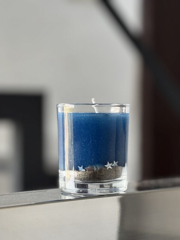 Ocean-Themed Candle