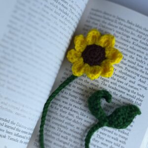 Sun Flower Crochet  Book Marker