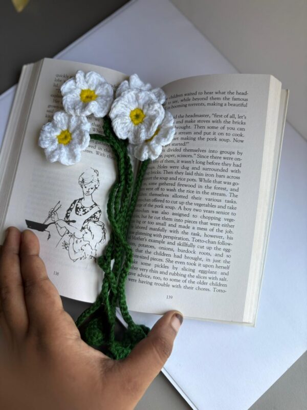 Daisy Crochet Bookmarks  - Handmade